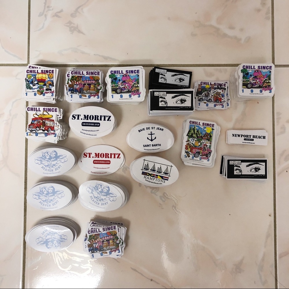 100 brandy Melville stickers